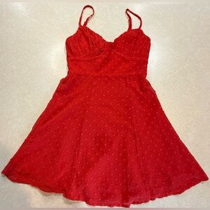 Hello Molly Vibrant Red Dress